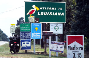 Louisiana-Staatsgrenze